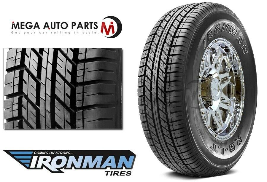 1 New Ironman RB LT LT265/75R16 123/120S 10Ply White Letter All Terrain Tires Tires
