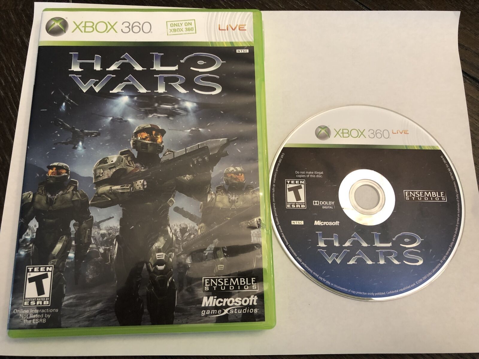 Halo Wars - Xbox 360 - Includes Case - Video Games
