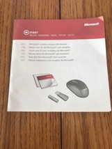 Microsoft mouse Instructions Only Ships N 24h - $12.85