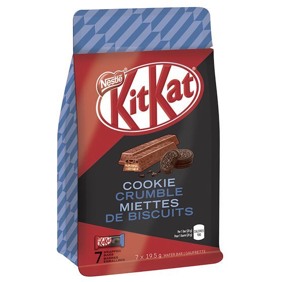 Nestle Kit Kat Cookie Crumble 10 bags of 7 x 195g Canadian - Food ...
