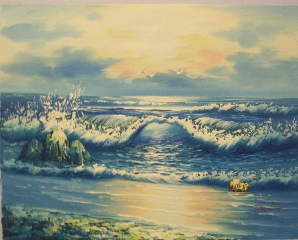 Original Oil Painting on Canvas by Taylor - 