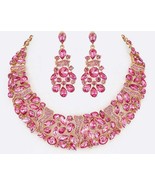 Crystal Collar Necklace &amp; Earrings Sets - $50.00