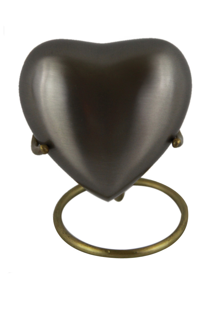 Heart Shaped Cremation Urns For Ashes - Heart Plain Keepsake Urn With ...