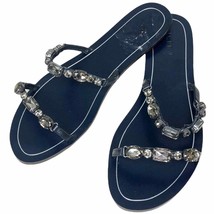 J Crew Crystal Embellished Sandals Flats Shoes Size 11 NEW - $54.28