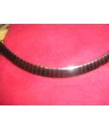 Silver Collar Necklace Vintage Retro Elegant 80s - $30.00