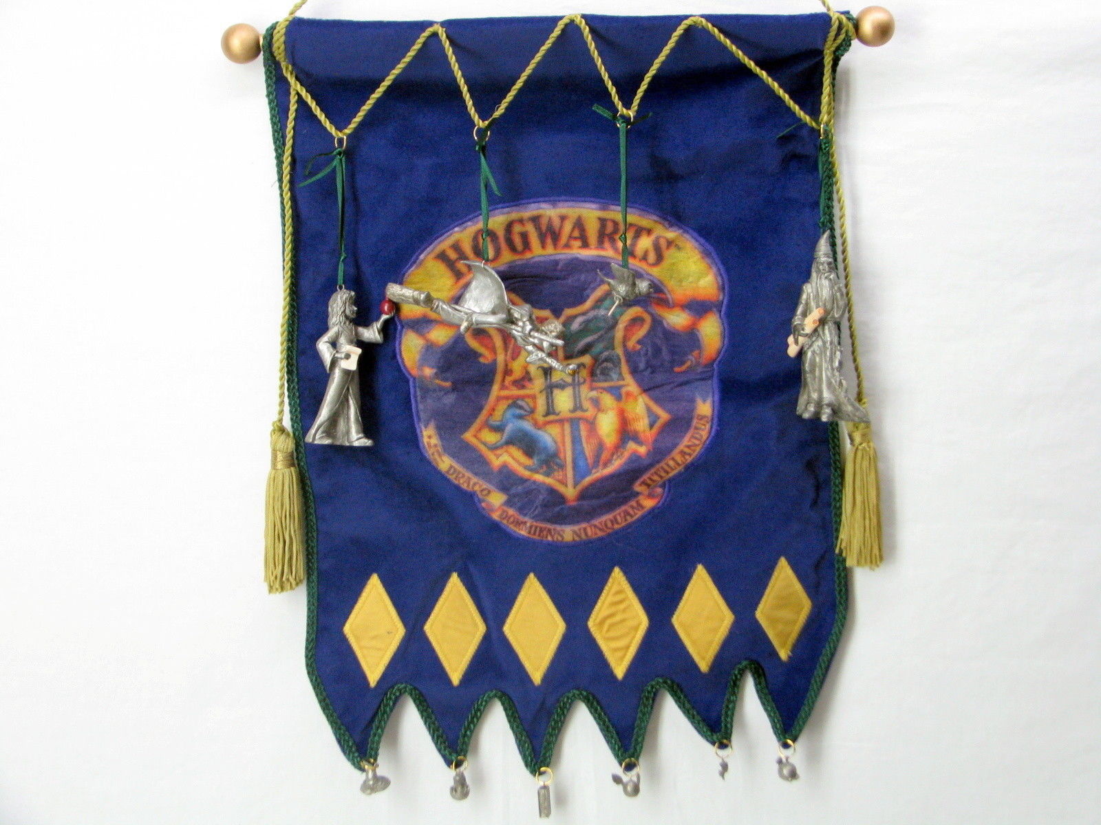 Retired RARE Hallmark Harry Potter Hogwarts Banner & 10 Pewter ...