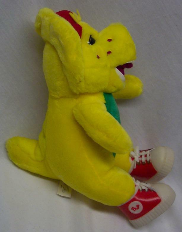 yellow dinosaur soft toy