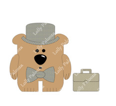 Percival Bear DIGITAL download: Instant download. No physical product will be sh