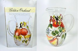 64 oz. Fine Hand Painted Water Pitcher - Golden Orchard - $39.48