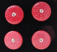 Magnetic Horse Show Number Pins Red On Broadway Set of 4 NEW image 1