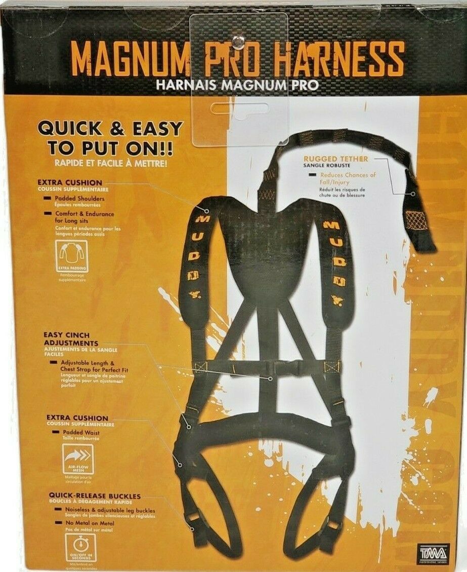 Muddy Magnum Pro Harness Tree Strap Suspension Relief Strap Lineman's
