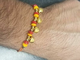 Lucky Hindu Red Thread stunning Evil Eye Protection Bracelet Talisman Am... - $5.74