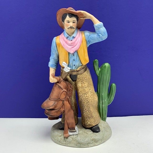 Homco Cowboy Western Figurine Statue And 19 Similar Items