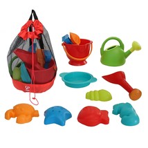 Hape Beach Toy Essential Set, Sand Toy Pack, Mesh Bag Included, E8603  - £30.52 GBP