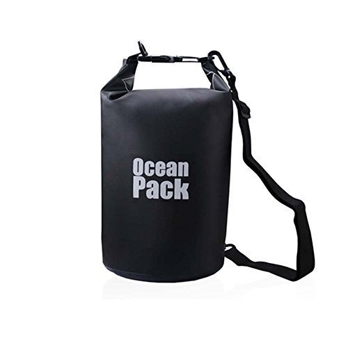 George Jimmy Waterproof Case Dry Bag Swimming Bag,Black 5L