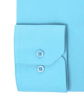Berlioni Italy Men's Slim-Fit Premium French Convertible Cuff Solid Dress Shirt image 5