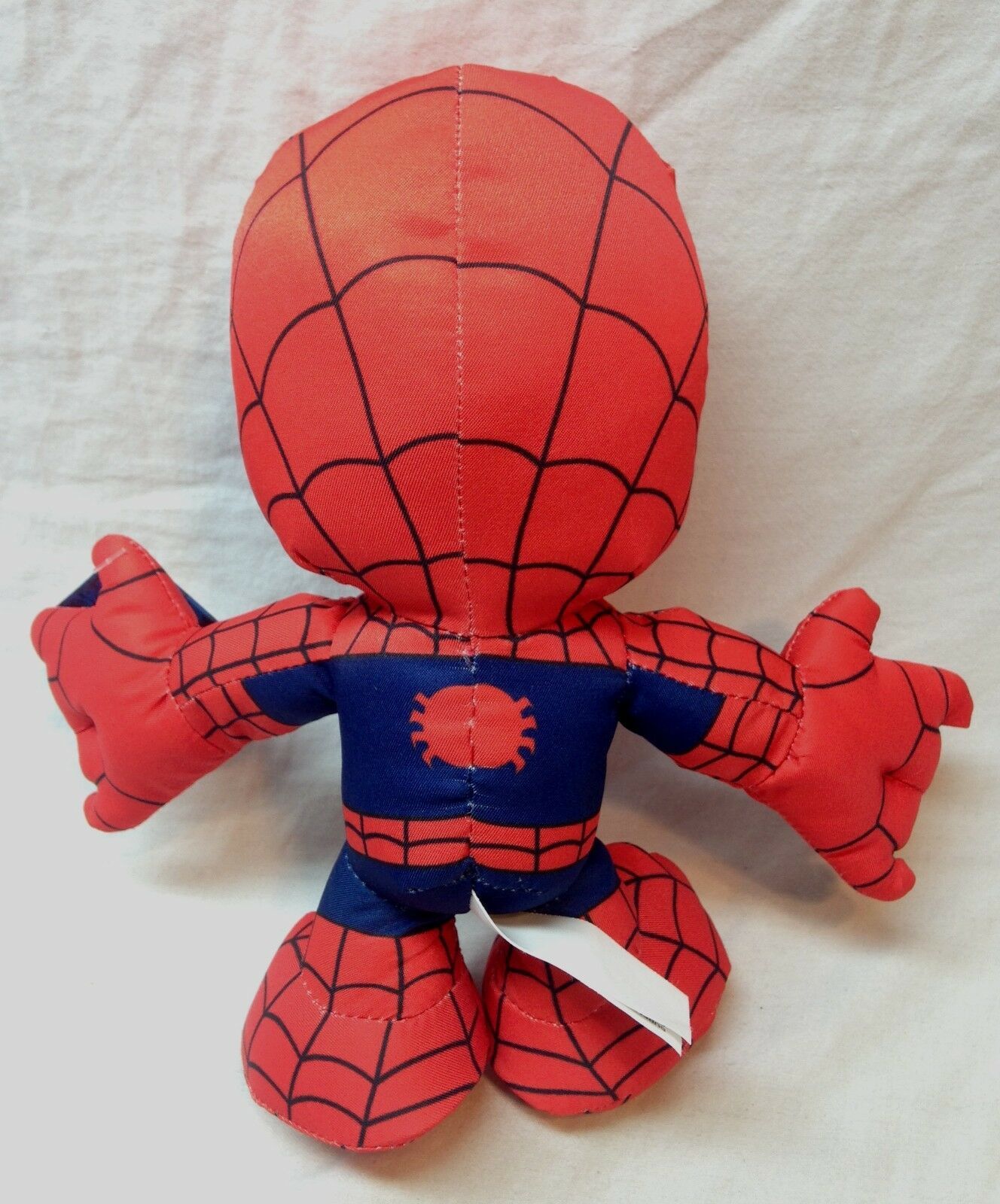 black spider man plush