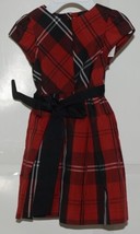 Ralph Lauren Black Red White Plaid Dress Bloomers 2 Piece Set 9 Month image 1