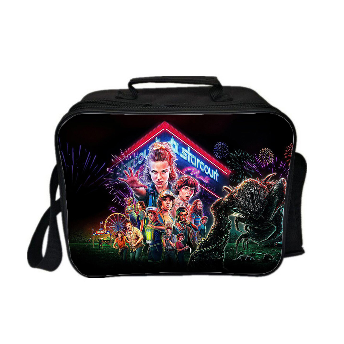 Primary image for Stranger Things Season 3 Kid Adult Lunch Box Lunch Bag Picnic Bag C