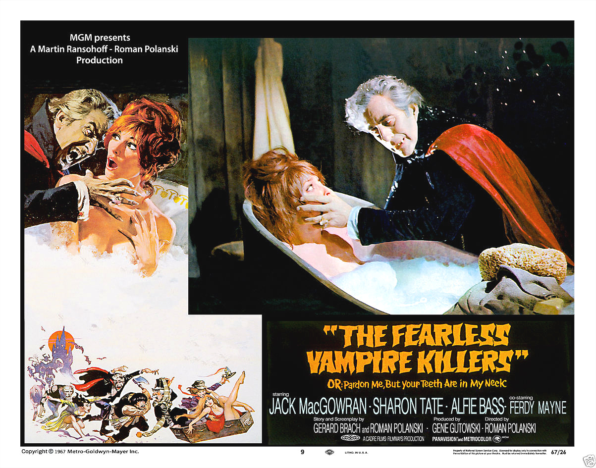 THE FEARLESS VAMPIRE KILLERS POSTER 11x14 LOBBY CARD SHARON TATE ROMAN ...