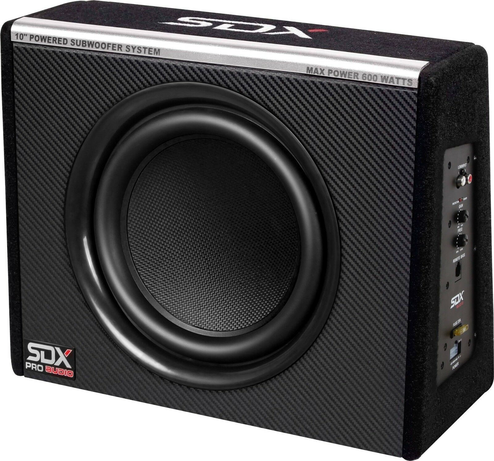 SDX 10” Compact High Performance Bass System PK12110 Car Speakers