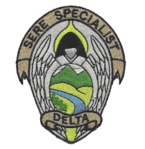 3.5" Air Force Sere Specialist Delta Hook And Loop Embroidered Patch - $23.74