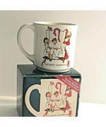 Hallmark Norman Rockwell Coffee Mug Caught Napping Christmas Cup Vintage... - $10.88