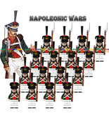 16Pcs Napoleonic Wars Russian Foot Guard Soldiers Minifigure Set Bricks Toys - $28.98