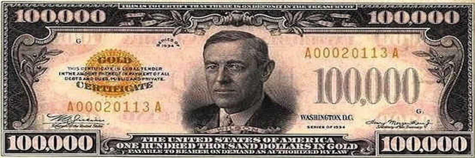 100 000 Dollar Bill Bookmark And 50 Similar Items