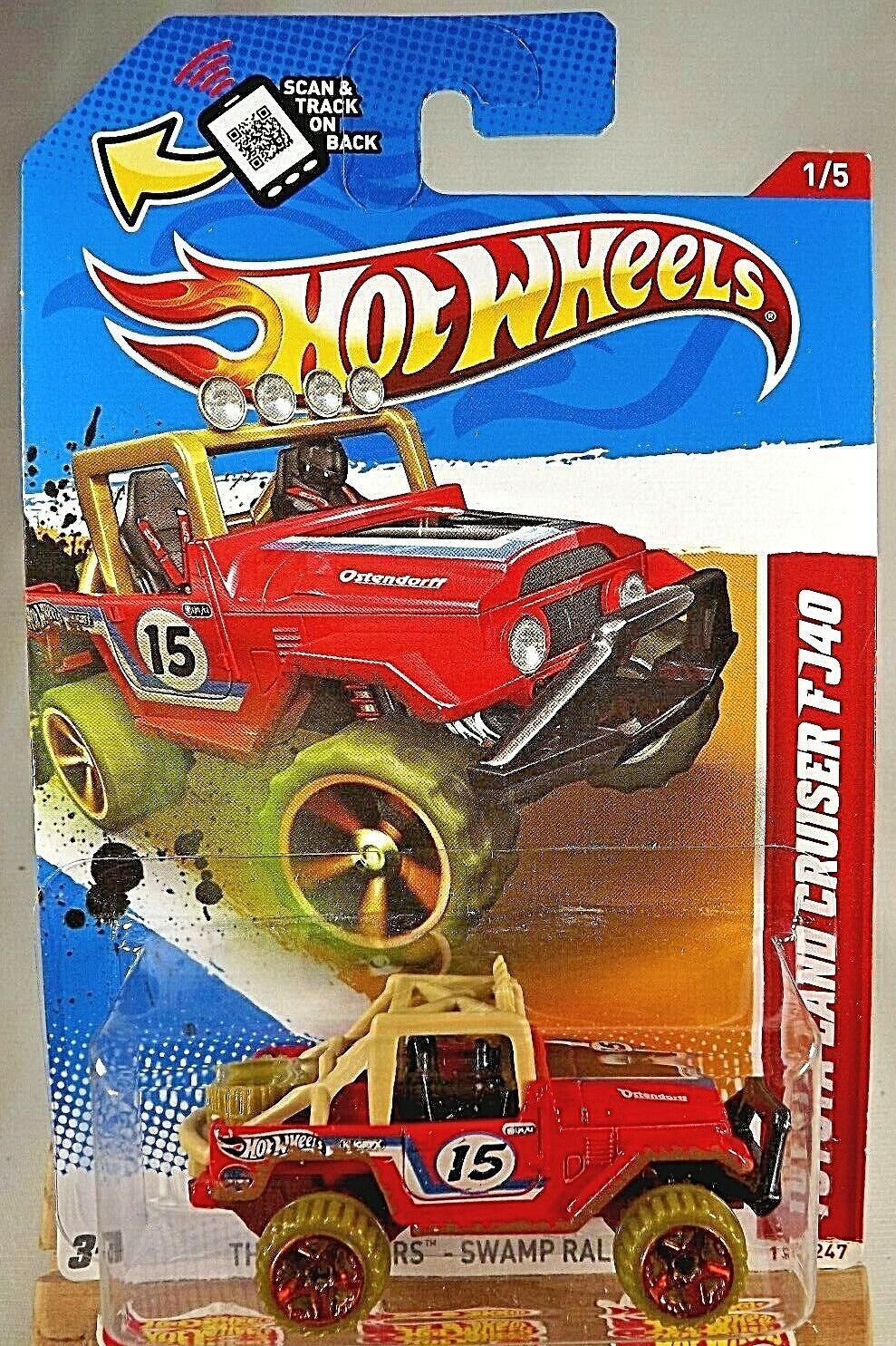 Hot Wheels Hotwheels Toyota Land Cruiser Fj Thrill Racer Swamp Rally