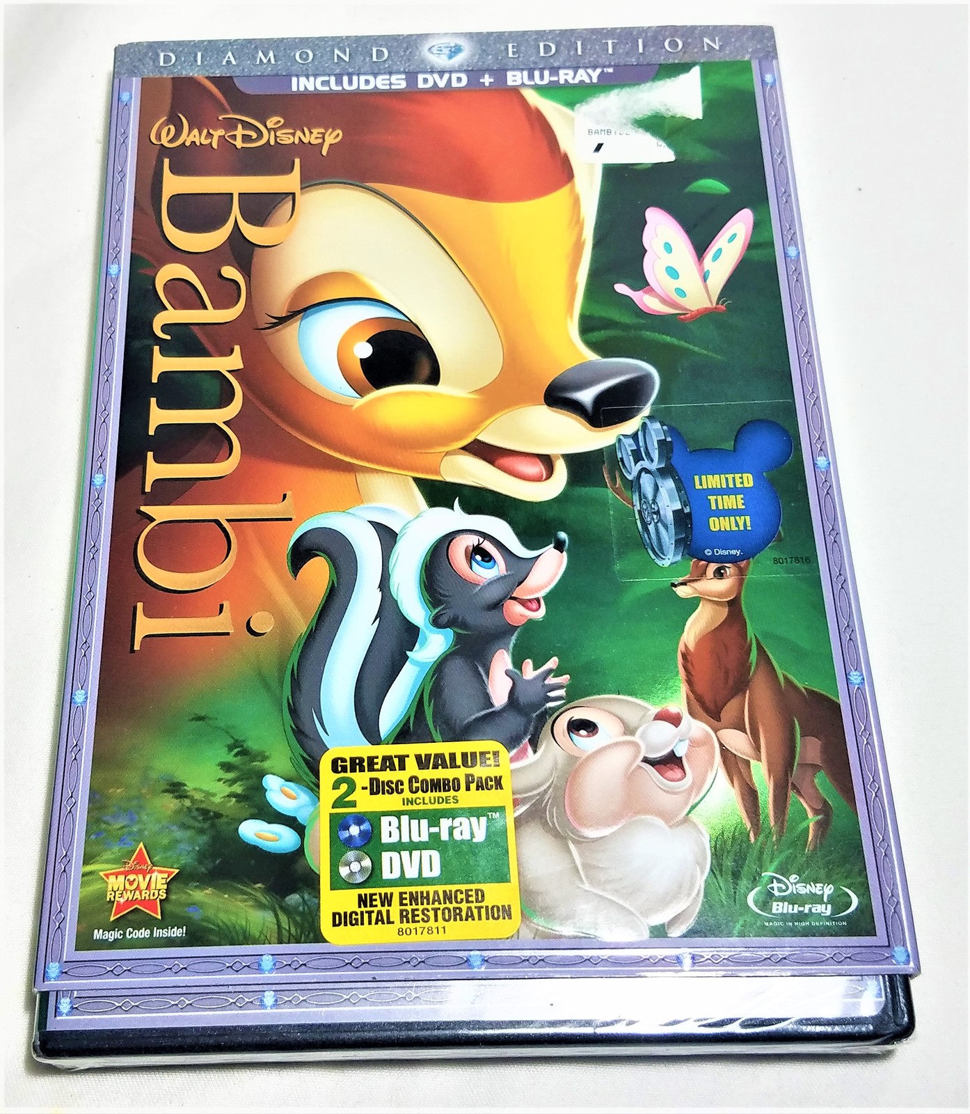 Walt Disney Bambi Diamond Edition DVD/Blu-Ray NIP Sealed - DVDs & Blu ...