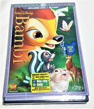 Walt Disney Bambi Diamond Edition DVD/Blu-Ray  NIP Sealed - $17.00