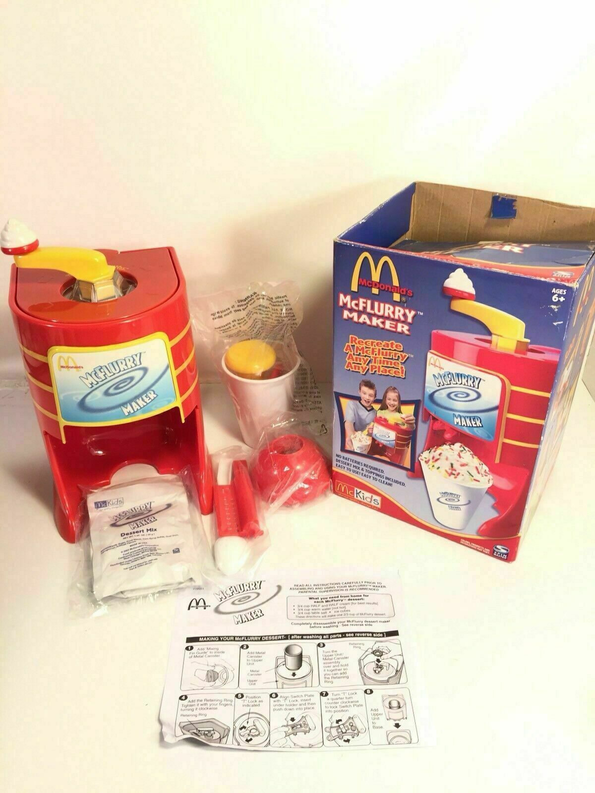 McDonald's McFlurry Maker Ice Cream Toy New In Box - Fast Food