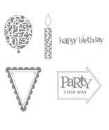 Stampin&#39; Up! Party This Way Stamps (5 stamp set) - $16.99
