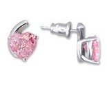 Pink ice heart earrings thumb155 crop