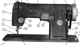 Necchi Nora manual Instructions for sewing machine hard copy - $10.99