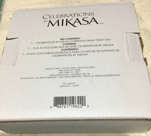 Celebrations By Mikasa Christmas Night Treat Dish - $11.88