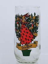 Twelve Days Of Christmas Drinking Glass 9th Day Replacement Glass Indian... - $9.95