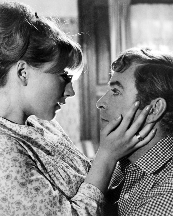 Michael Caine Julia Foster Alfie Portrait About to Kiss 8x10 Photo ...