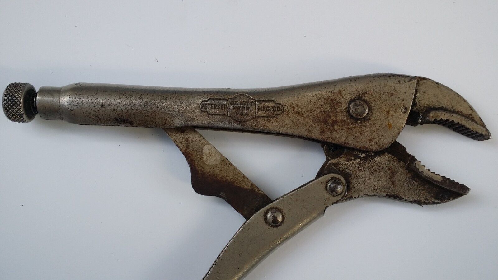 Vise Grip brand 10" locking pliers,Peterson Mfg.Co model 10WR Granpa