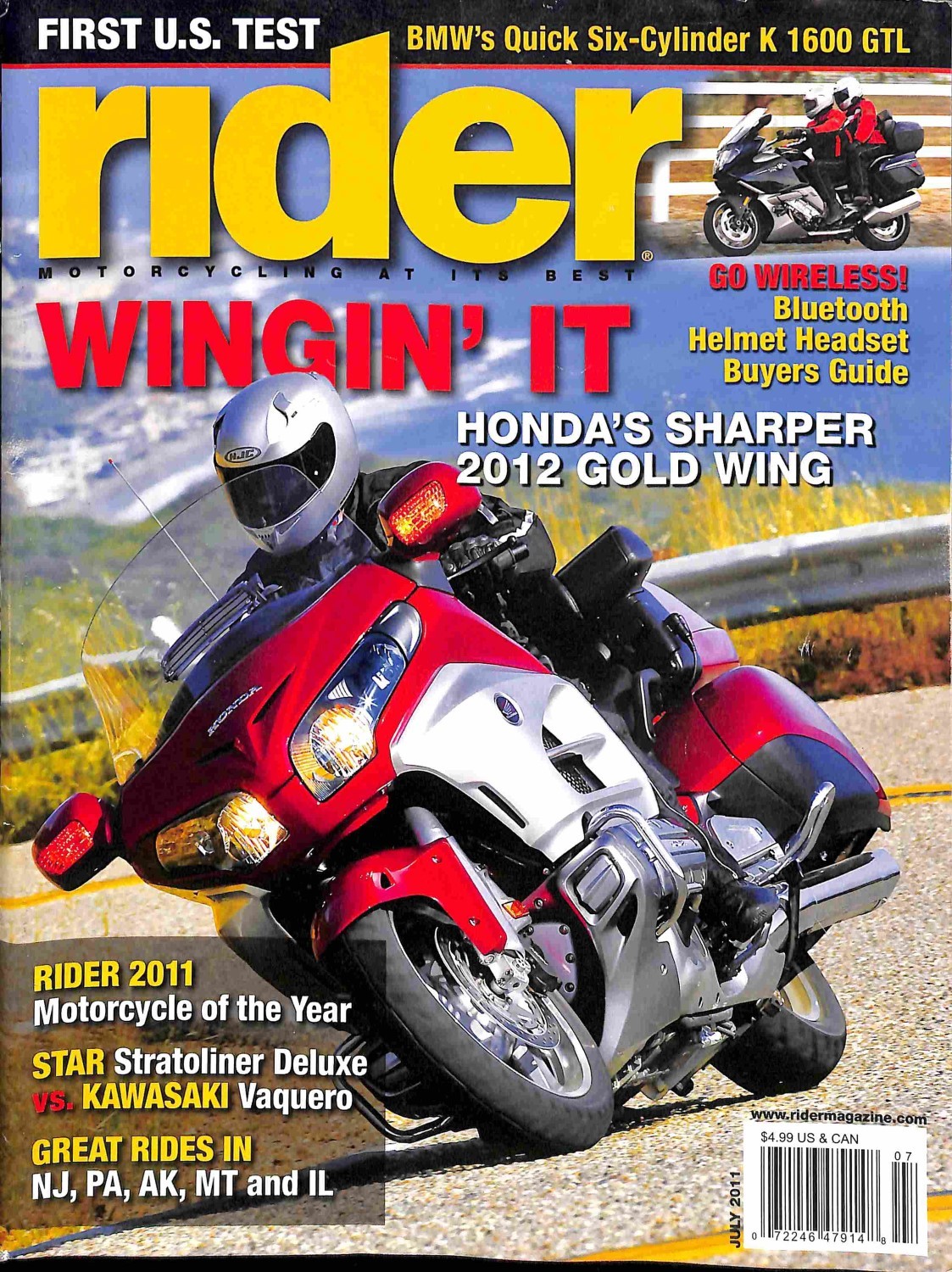Rider, July 2011 Magazine Back Issues