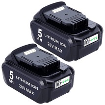 2 Pack 20V Dcb205 Battery Replacement For Dewalt 20V Battery Dcb206 Dc - $77.99