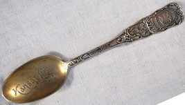 Sterling Silver Souvenir Spoon Kansas City by Gorham Stamped Jacgard Watch & - $25.99