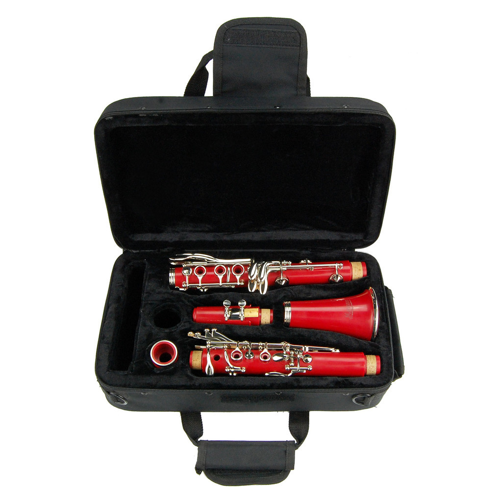 B Flat RED with Carrying CaseBeginner Student Starter