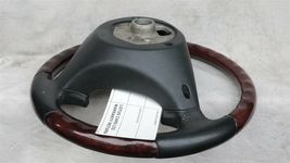 03-06 Porsche Cayenne 955 Wood/ Blk Leather 3 Spoke Steering Wheel 7L5419091 image 12