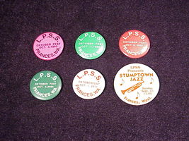 Lot of 5 LPSS Oktober Fest Pinback Buttons, Pins, from Frances, Washingt... - $9.95