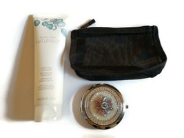 Used Mary Kay Naturally Purifying Cleanser 4.5 oz, Blk Makeup Bag, Pocket Mirror - $19.31