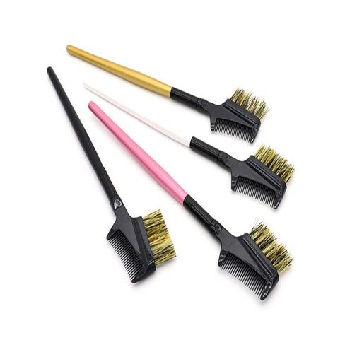Multi Function Makeup Brush Steel Eyebrow Eyelash Fashion