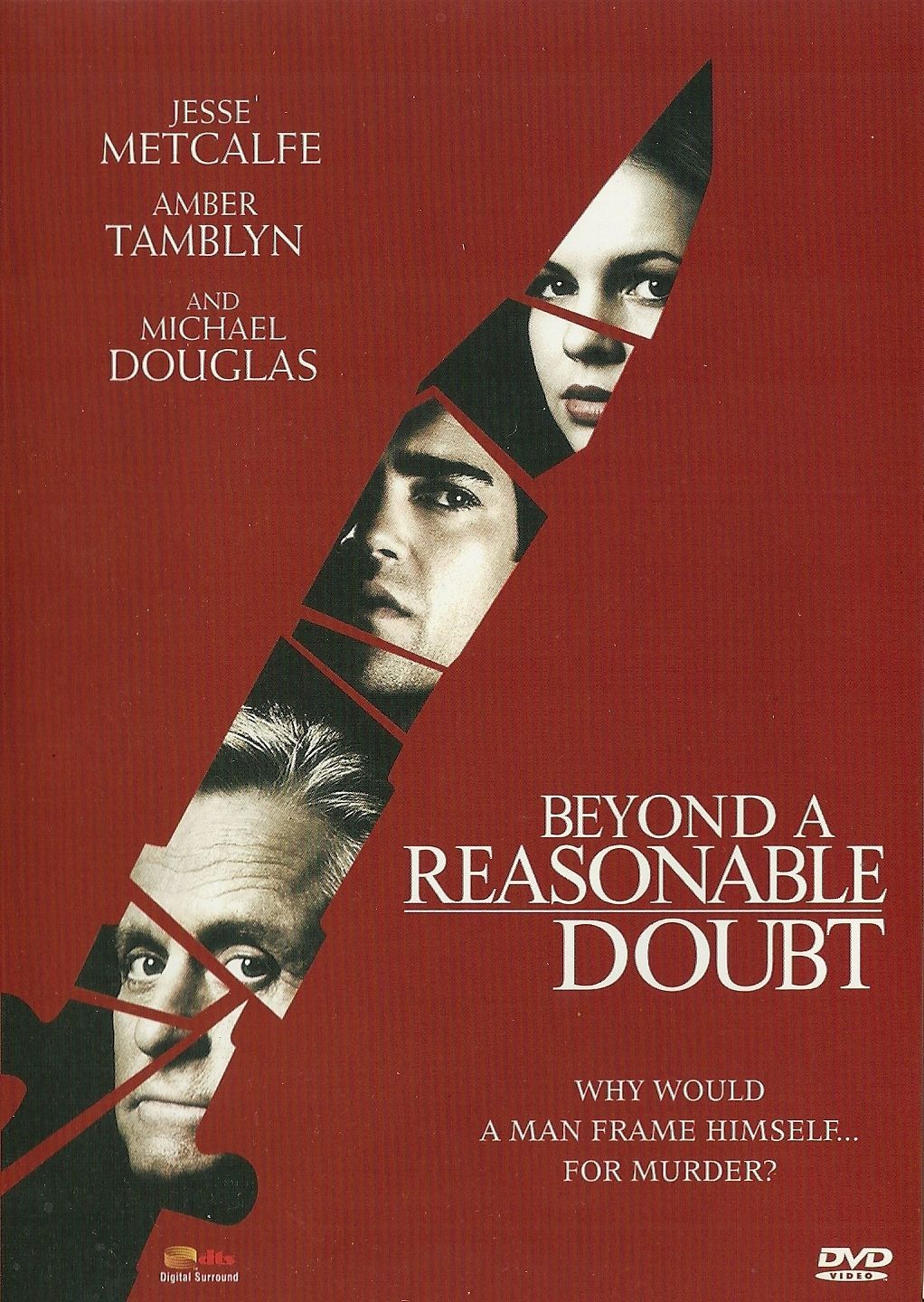 Beyond A Reasonable Doubt DVD Michael Douglas Jesse Metcalfe Amber ...