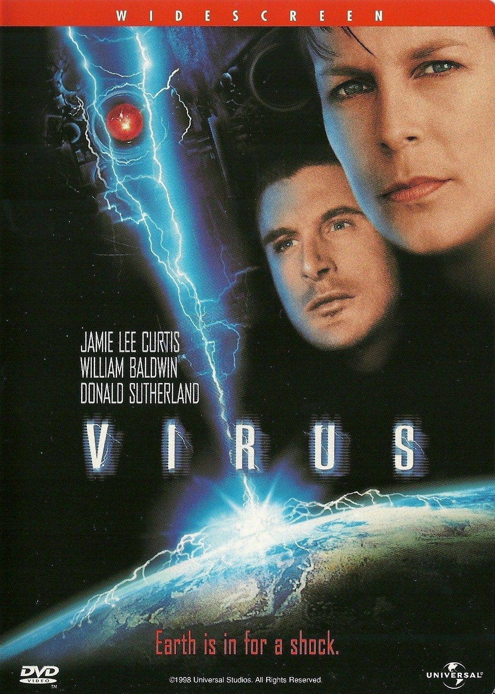 Virus DVD Jamie Lee Curtis Donald Sutherland William Baldwin DVDs